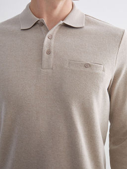 Polo Yaka Erkek Sweatshirt