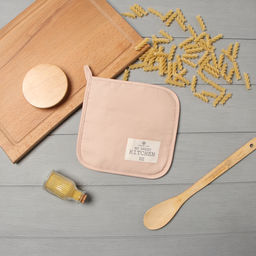 Прихватка ЭтельKitchen цв.бежевый, 19х19 саржа,100% х/л  фото 5