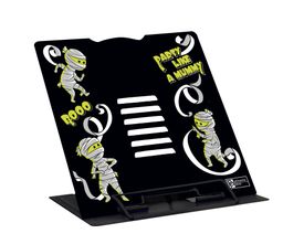 Подставка для книг и учебников арт.59878/ 24 МУМИИ (15.8x16x12.8 см, окрашенный чёрный металл, колич