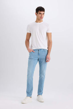 Carlo Skinny Fit Ekstra Dar Kal?p Normal Bel Ekstra Dar Paca Jean Pantolon - Defacto фото 3