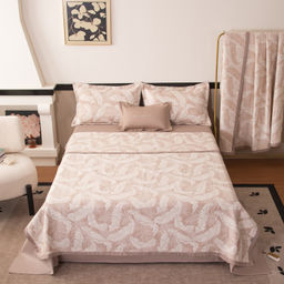 Комплект постельного белья Сатин Aurora Veil с Покрывалом AV002 Евро - Ситрейд фото 5