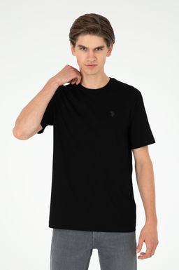 Мужская черная базовая футболка Неожиданная скидка в корзине