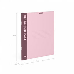 Цена за 6 шт. Тетрадь общая ученическая с пластиковой обложкой на скобе ErichKrause CoverProBook matt, Pastel, розовый, А4, 48 листов, клетка фото 4