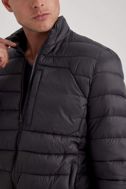 Водоотталкивающая куртка-пуховик Slim Fit - Defacto фото 4