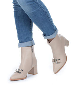 01-PCT167-3 BEIGE Ботинки демисезонные женские - No name фото 4