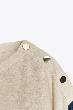 STRIPED LINEN BLEND SHIRT - Zara фото 16
