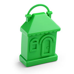 Набор формочка (домик)+совочек