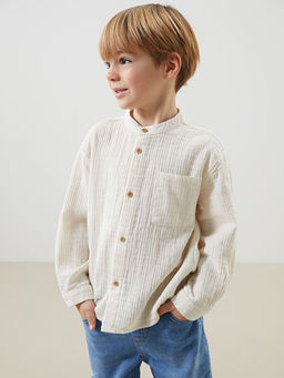 Hakim Yaka Basic Erkek ?ocuk G?mlek