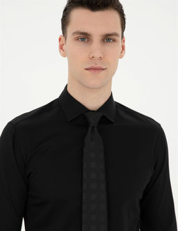 Siyah Ex. Slim Fit Uzun Kollu Basic G_mlek - Pierre cardin фото 2