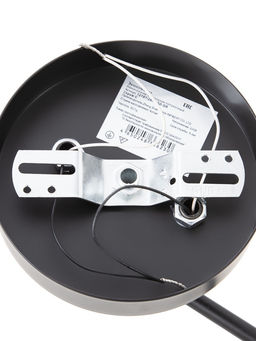 Люстра 12197/2, 2хE27, 40 Вт, чёрный/серый