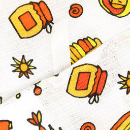 Полотенце вафельное 50х70см Весенняя капель, хлопок 100%, Домашняя мода (Россия) фото 3