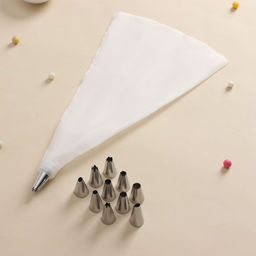 Набор кондитерский Доляна, 11 предметов: 10 насадок, мешок, МИКС фото 9