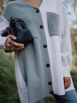 Джемпер лен, полушерсть - Волтри фото 4