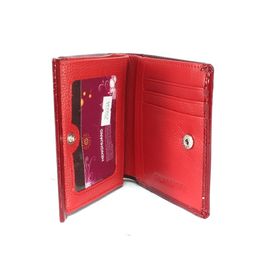 Кошелек женский натуральная кожа Henghuang-AE 209, 4отд, 6карм, красный SALE 250234