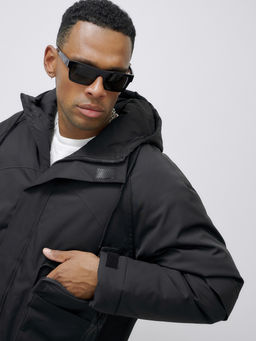 Куртка зимняя до - 20 бежевого цвета черного цвета - Mtforce фото 10