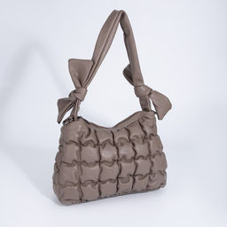 Сумка-мешок на молнии, длинный ремень, цвет бежевый - Simaland фото 2