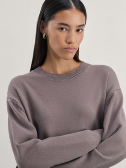 Базовый однотонный джемпер из вискозы / Zarina  фото 6