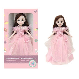 Кукла 30см, руки и ноги на шарнирах (W02-14B/DT) озвуч., световые эффекты, в коробке 31*8*18см