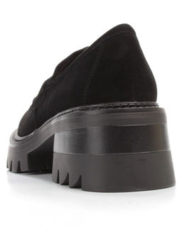 03-C1801-2 BLACK Полуботинки женские (натуральная замша) - Фабричный китай фото 4