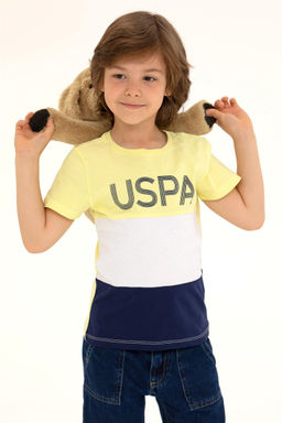 U. S. Polo Assn Детская светло-желтая футболка с круглым вырезом - U.s. polo assn фото 8