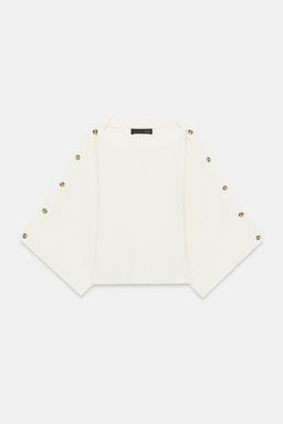 JERSEY PUNTO MANGA CAPA BOTONES / Crudo - Zara фото 6