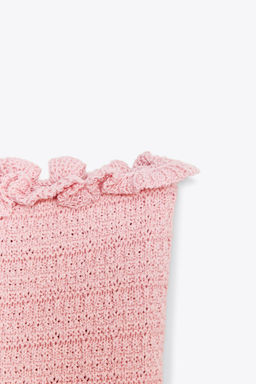 KNIT BANDEAU TOP - Zara фото 18