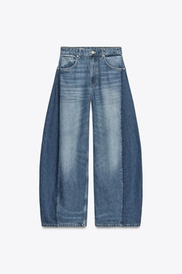 HIGH-WAIST OVERSIZE BALLOON JEANS - Zara фото 7