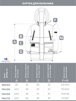 Куртка 4м3525 хаки - Nikastyle фото 2