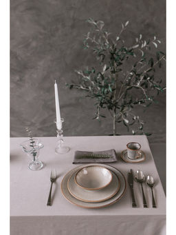 Тарелка Magistro Astral, d=27.3 см, фарфор, серая фото 3