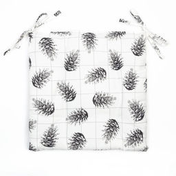 Сидушка на стул Этель Merry Christmas 42х42см, 100% хлопок, саржа 190 г/м2  фото 2