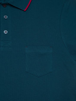 DIWARI Футболка-поло с контрастной отделкой MD 944 legion blue