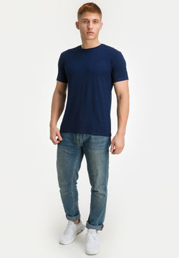 Футболка мужская короткий рукав GREG G145-V-52203 (т-синий)  фото 7