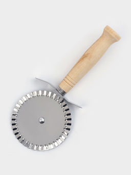 Нож для пиццы и теста Доляна Классик, 18.5 см, коррозионностойкая сталь, ребристый, бежевый  фото 8