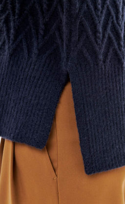 Джемпер F522-1502 d.blue - Fine joyce фото 6