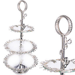 30827 Конфетница 3-х ярусная 34х34х63,5см MB (х6)