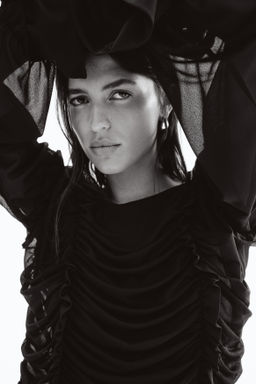 Vestido drapeado con volantes - H&m фото 6