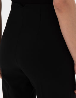 Siyah Carrot Fit Kuma_ Pantolon