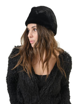 П26-22 Пилотка мех черный
