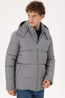 Мужское серое пальто - U.s. polo assn фото 10