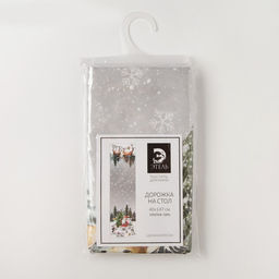 Дорожка на стол Этель Праздник в лесу 40х147 см, 100% хл, саржа 190 гр/м2  фото 2