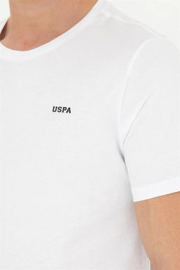 Мужская белая базовая футболка - U.s. polo assn фото 7