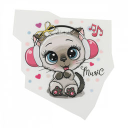 Термотрансфер арт.TBY.1243 Music 9х9см, уп.10шт