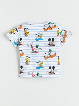 Minnie Mouse Bask?l? Erkek Bebek Ti??rt ve ?ort 2li