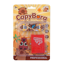 Фингерборд "Капибара с коктейлем" на листе