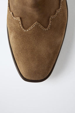 SPLIT SUEDE COWBOY BOOTS, CHARACTERISTICS - Zara фото 6
