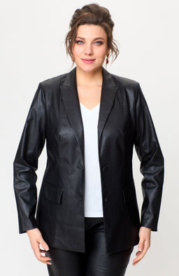 Костюм БелЭльСтиль 412/586 кожа черная фото 3