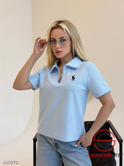 Футболка женская на полузамке - Bruno фото 2