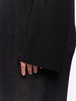 Черное платье с люрексом PP51727BLK01 - Артесса фото 5