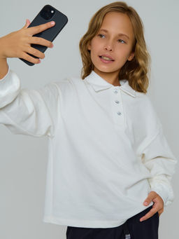 Свитшот хлопок пике - Nota bene фото 17