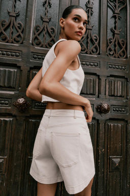 Z1975 DENIM CROP WAISTCOAT - Zara фото 3